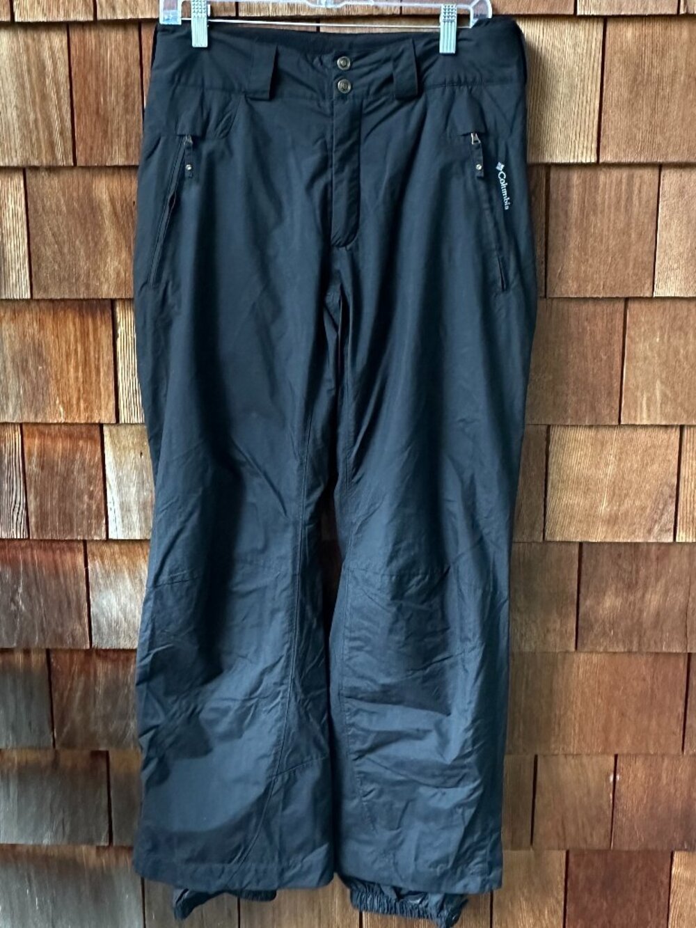 EUC Columbia Black Titanium Snowboard/Ski Pants Flower Detail in Women's Small